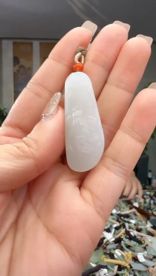 颈饰未镶嵌和田玉拍一发一多样性发货