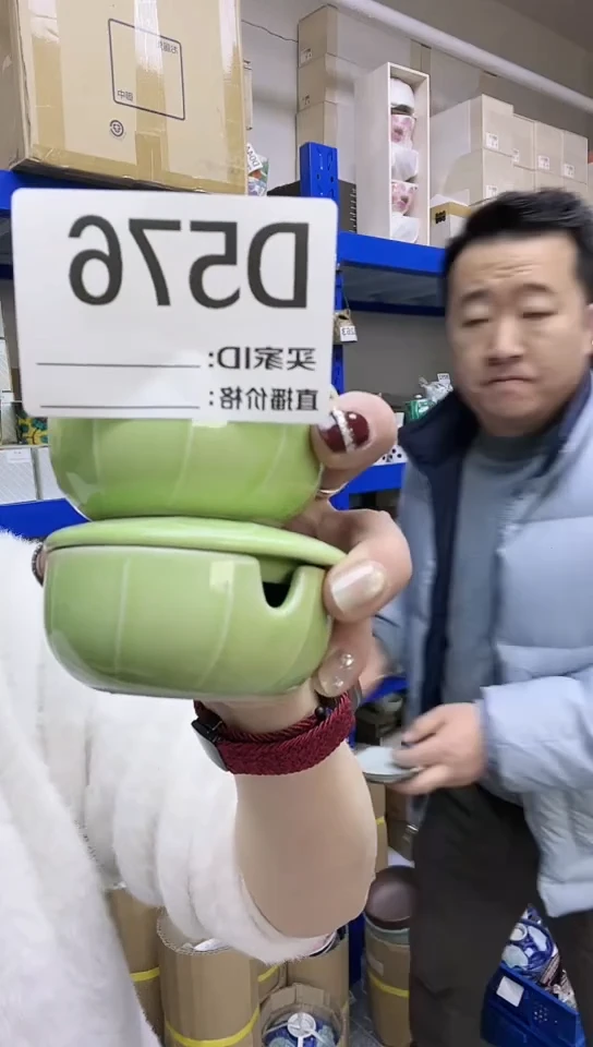 【闪购商品】瓷片高端灶师窑瓷器芥末盒两只D576