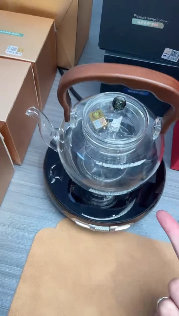 【闪购商品】茗凤祥电陶炉X1/晶黑加山雅壶透明