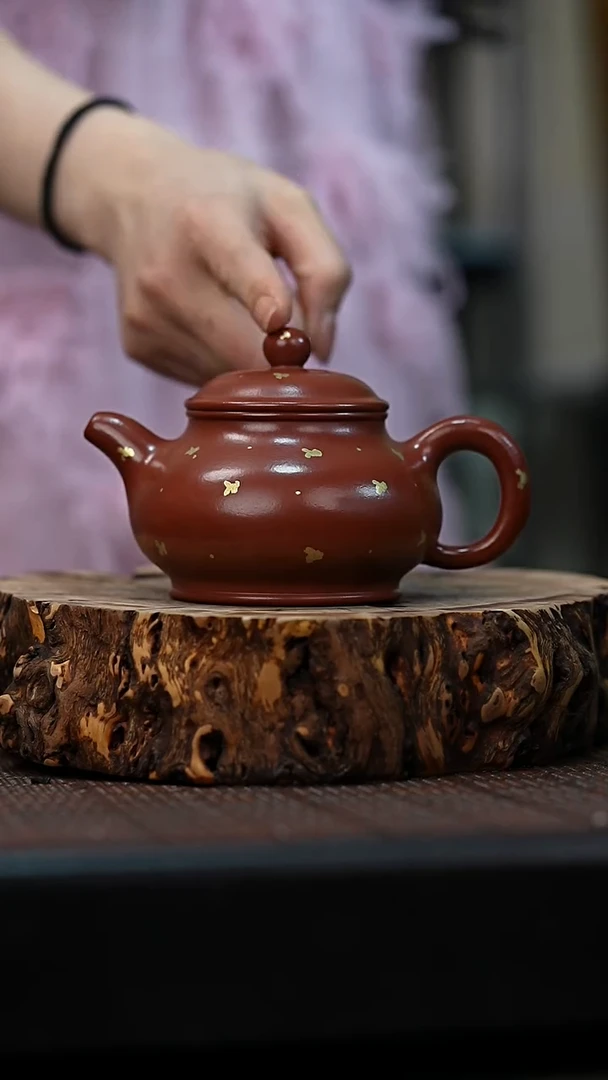 茶壶紫砂宜兴岁颐传砂原矿全手50