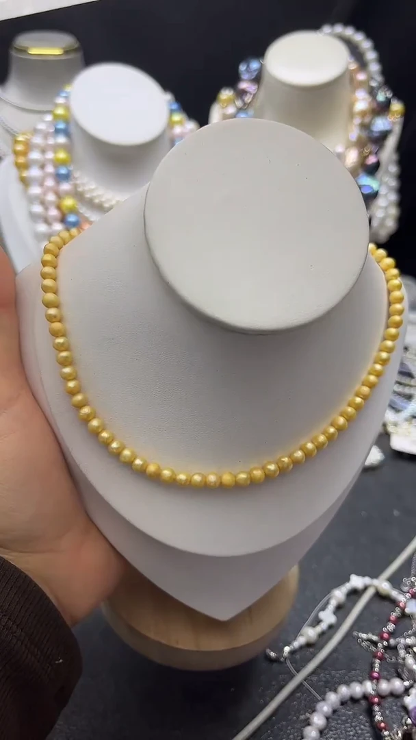 颈饰未镶嵌淡水珍珠多人