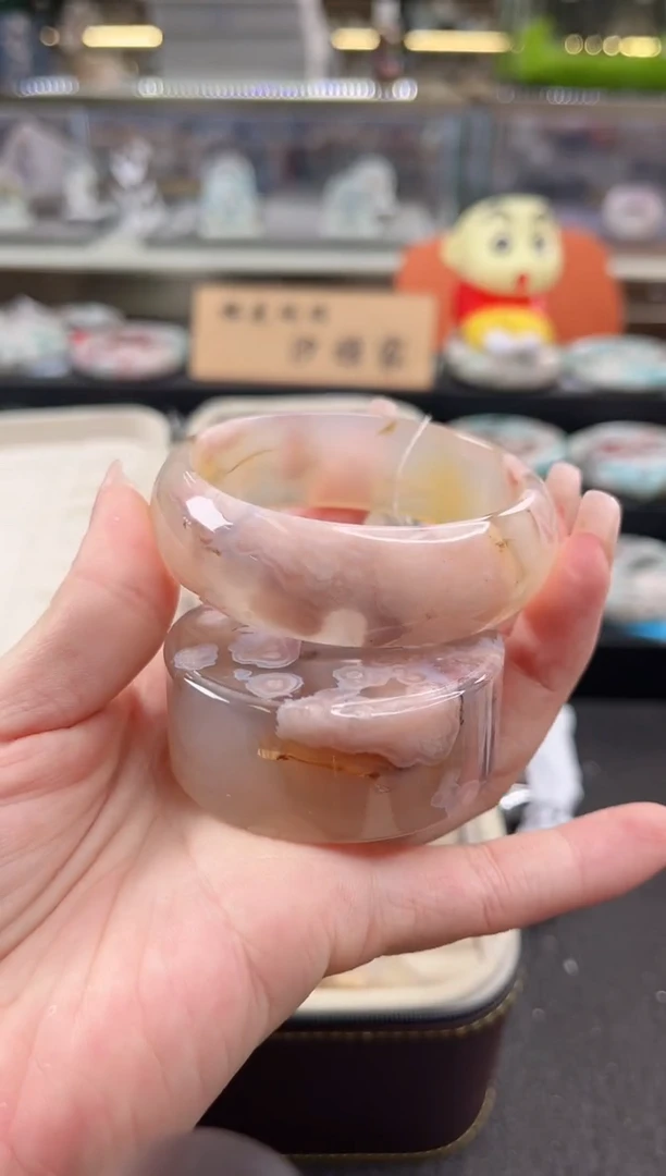 未镶嵌手镯石英质玉55圈口（赠品镯心）6321713