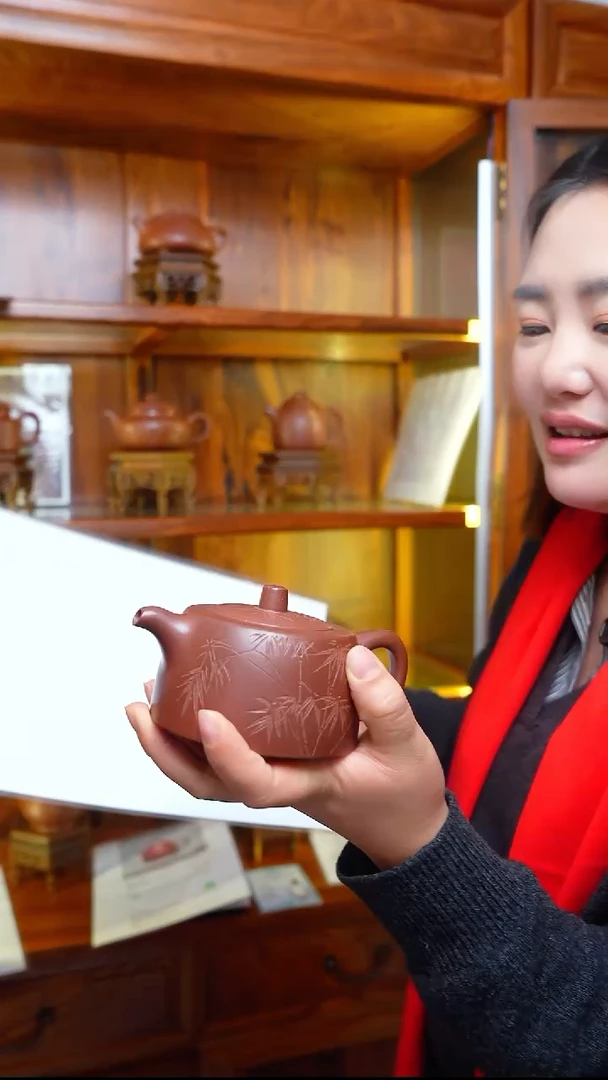 茶壶紫砂景舟底槽清 井栏