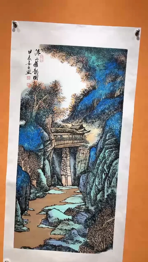 国画刘金玉老师亲笔手绘