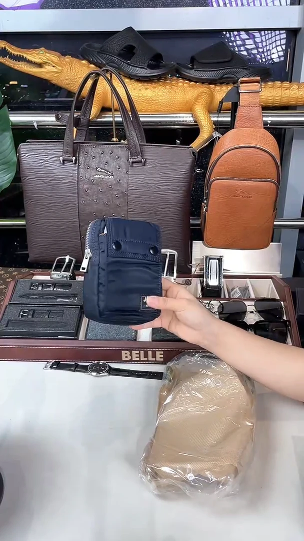 牛皮（革）韩爵绅士包包皮具985