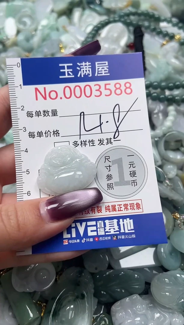 颈饰未镶嵌翡翠3588