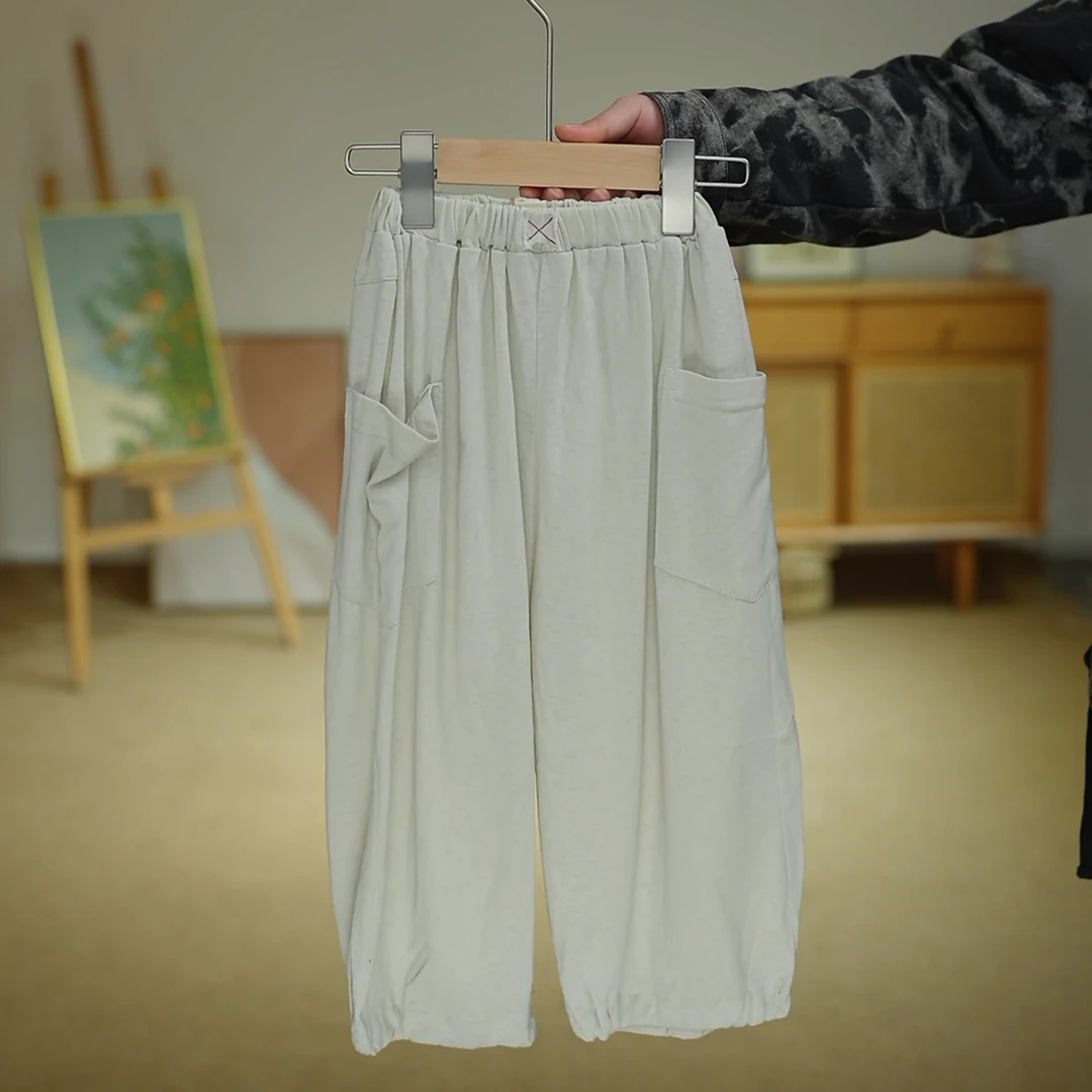 093356【叁】韩系薄款垂感休闲裤