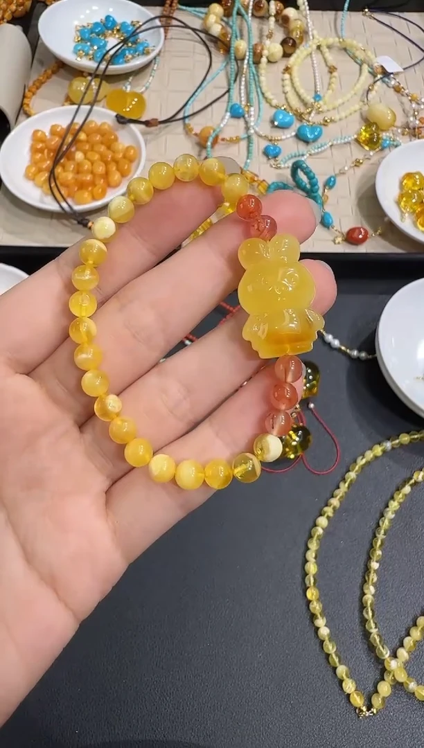 手串琥珀未镶嵌X1001-1195-211