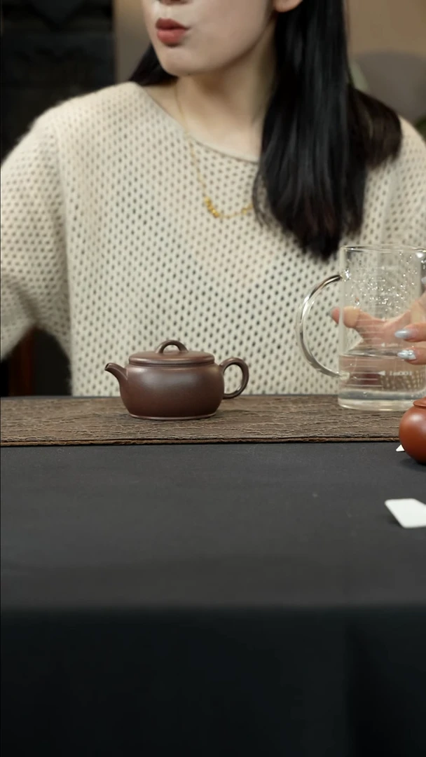 【闪购商品】紫砂茶壶天青泥申锡汉瓦200cc