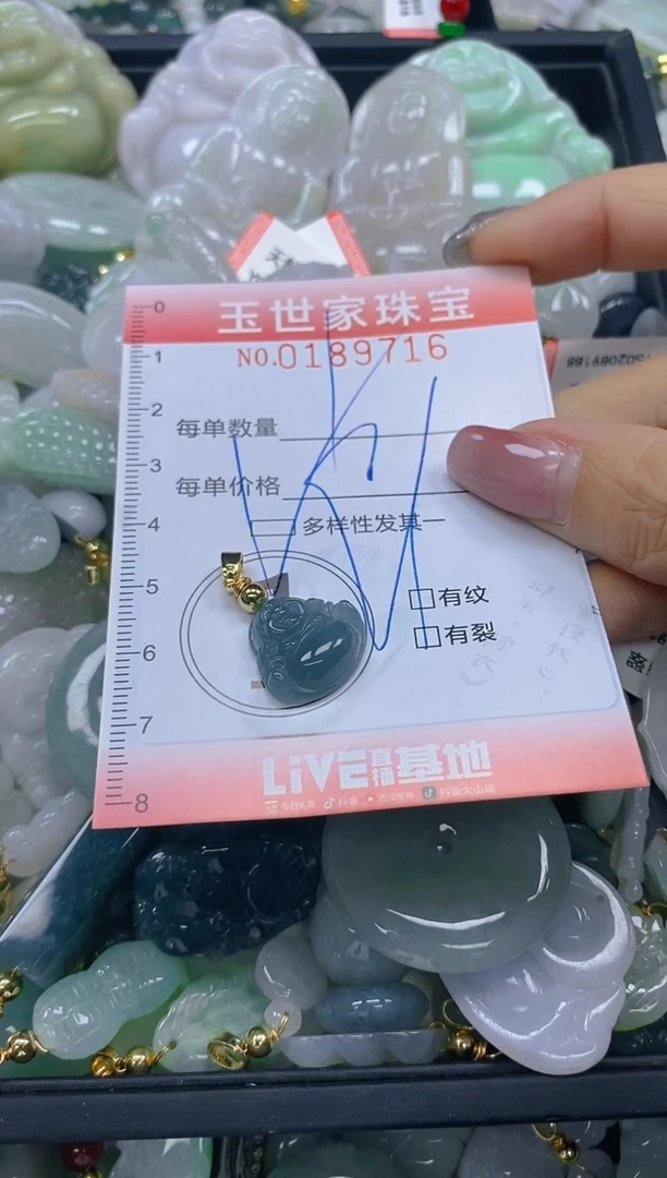 【闪购商品】翡翠颈饰未镶嵌闪购0189716多样性发其一