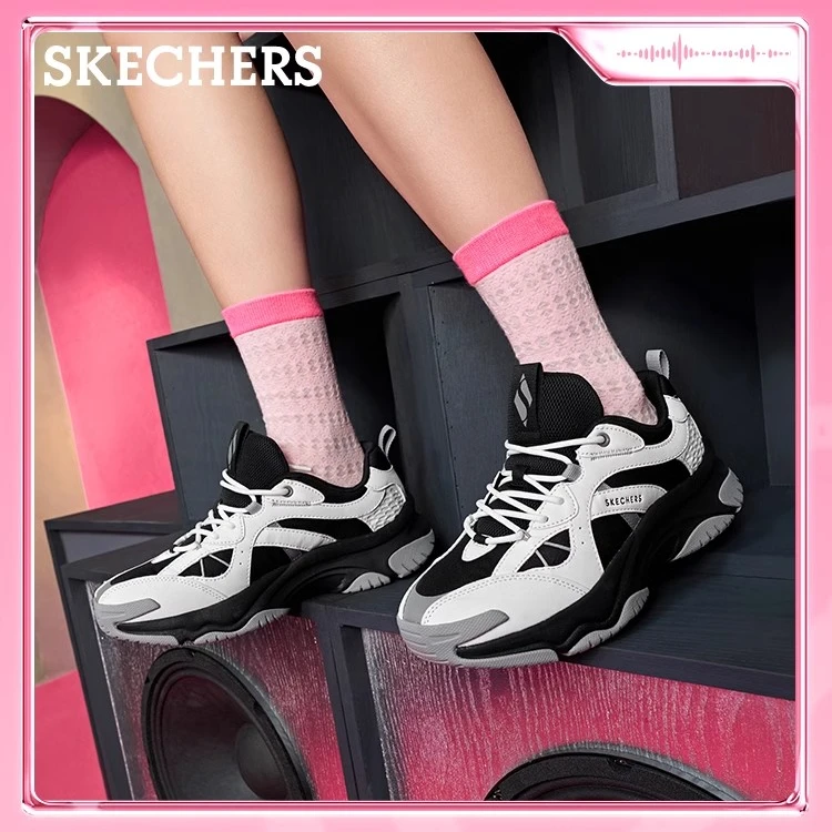 【成毅同款】斯凯奇漫月鞋春女鞋小个子显高老爹鞋厚底增高休闲鞋