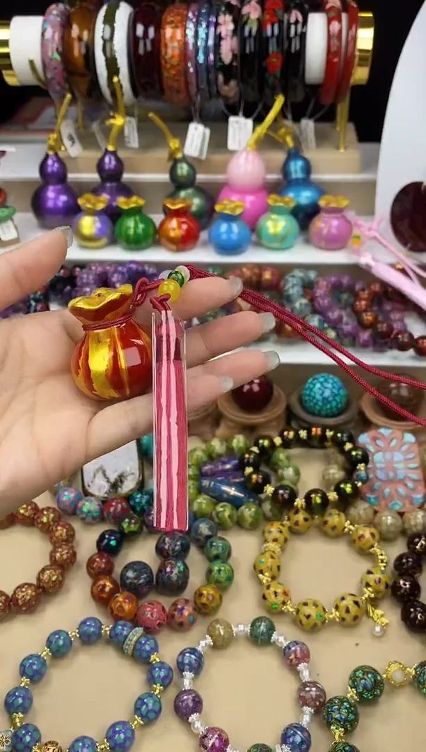 山屿大漆福袋挂件