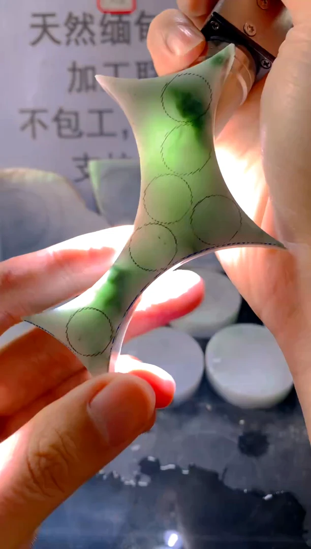 未镶嵌裸石翡翠天然缅甸翡翠FC70