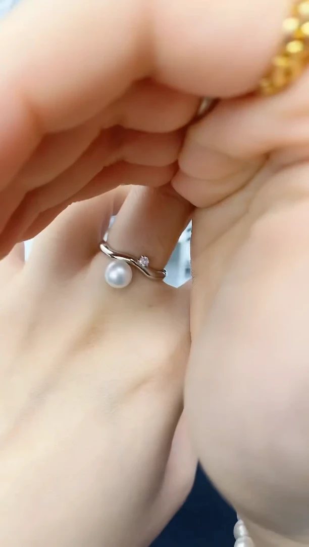 未镶嵌耳饰淡水珍珠jz1010
