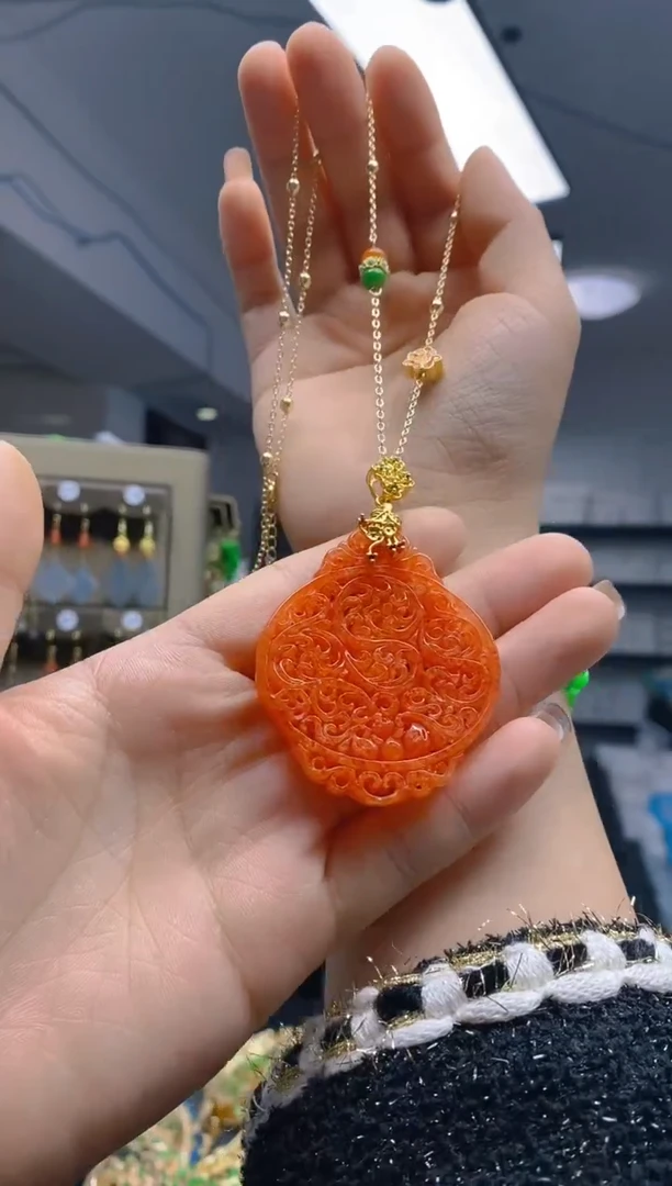 【闪购商品】翡翠耳饰合金0169翡翠锁骨链