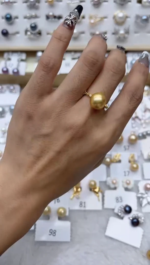 【闪购商品】淡水珍珠戒指合金110