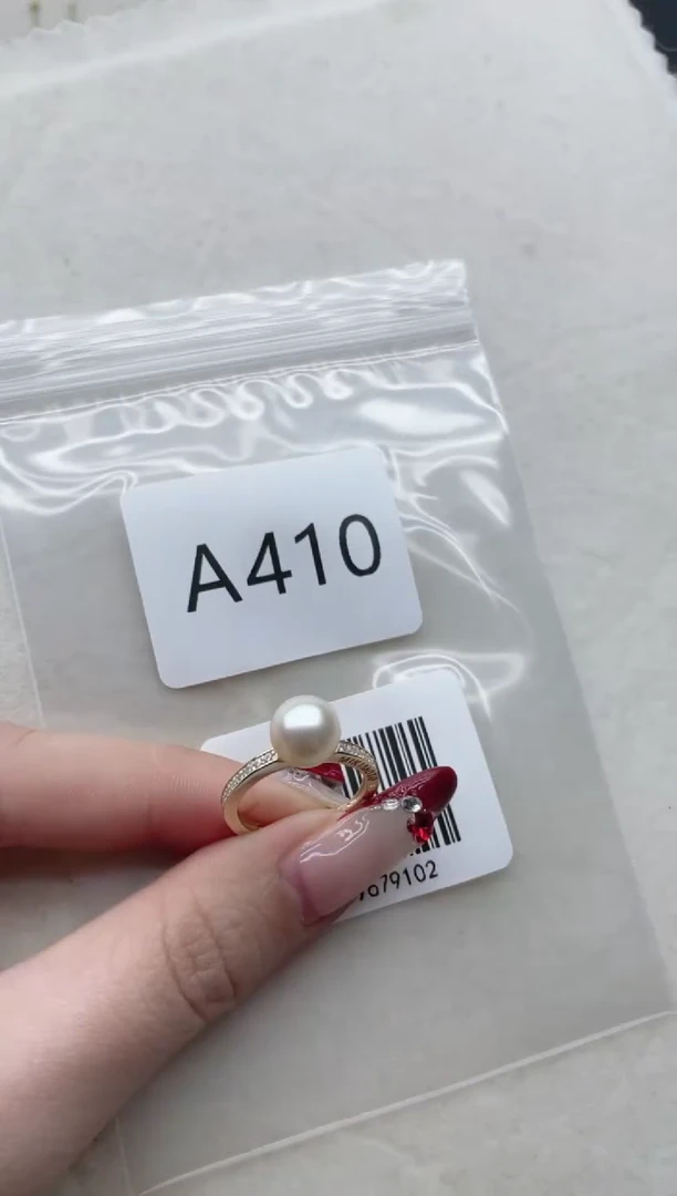 【闪购商品】海水珍珠戒指银S925镶嵌A410