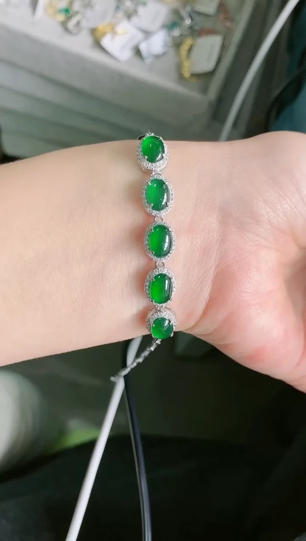 【闪购商品】翡翠戒指银S925镶嵌1111111