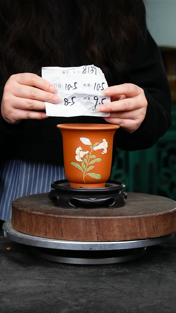 紫砂花盆8139+s紫砂花盆