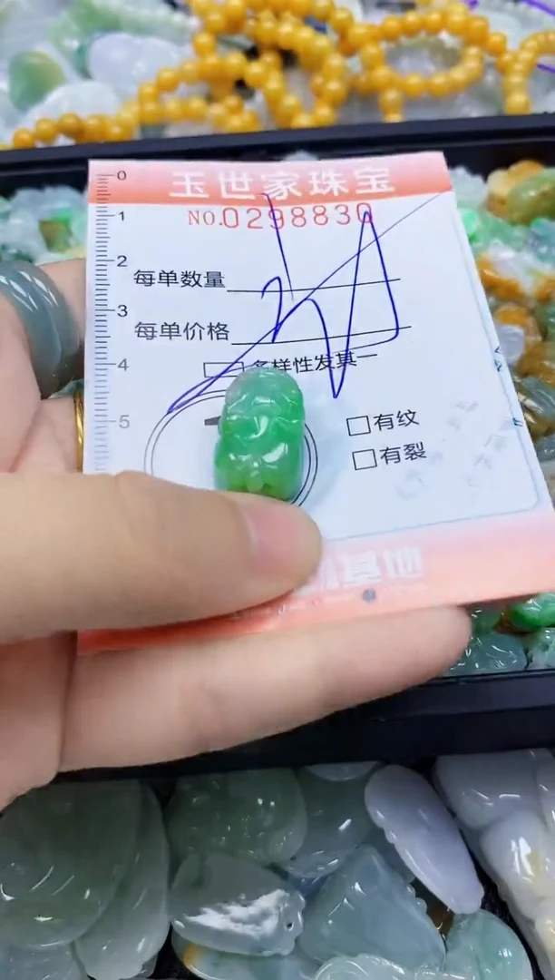 翡翠未镶嵌颈饰闪购0298830多样性发其一