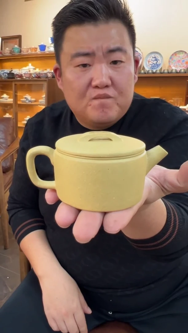 【闪购商品】紫砂茶壶【头哥手工壶】汉瓦本绿