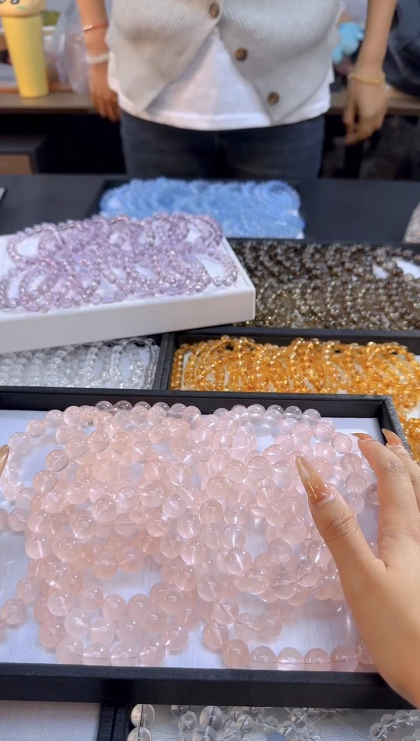 【闪购商品】水晶手串未镶嵌034/多样性发其一/卡13