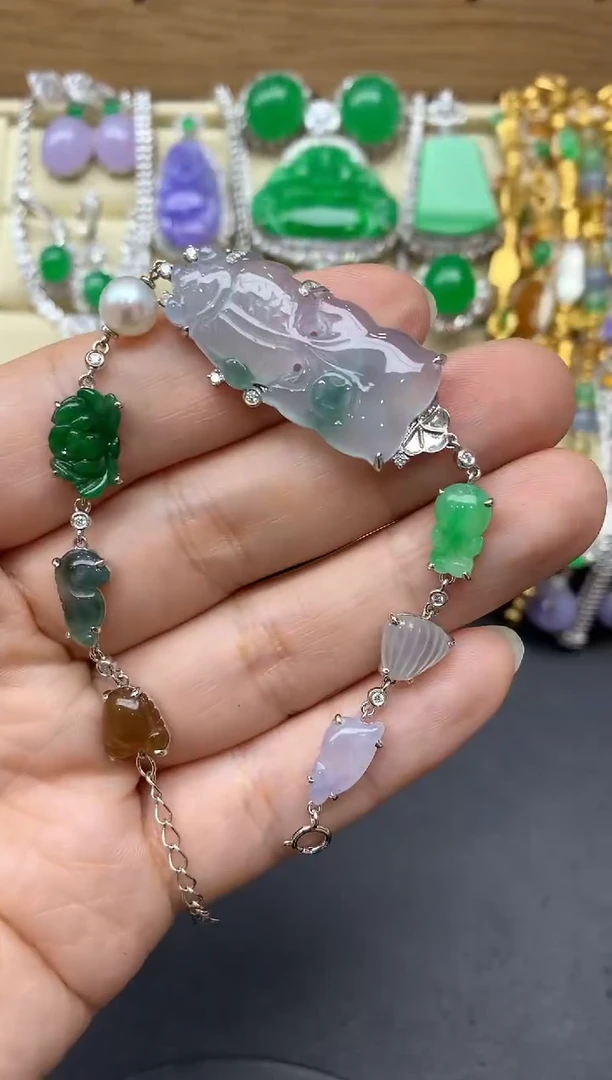 未镶嵌手链翡翠236-中国好珍宝