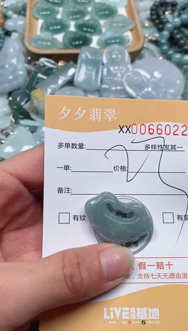 【闪购商品】翡翠颈饰未镶嵌闪购商品0066022