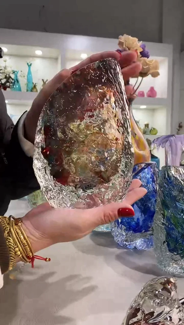 慕忆家手作琉璃花瓶