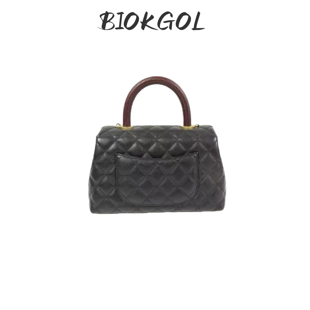 BIOKGOL/百顾进口全头层牛皮 内里羊皮 全黄铜五金 扣扣憨豆 9300