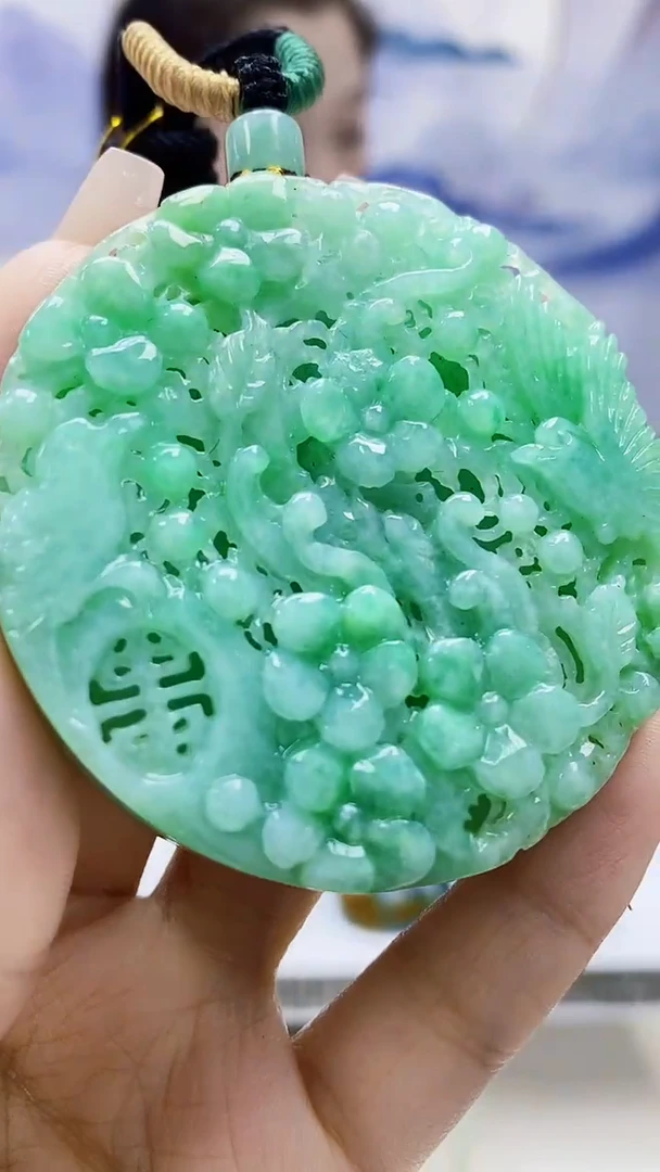 定制翡翠未镶嵌3099xx-毛货挂件100赠珠链