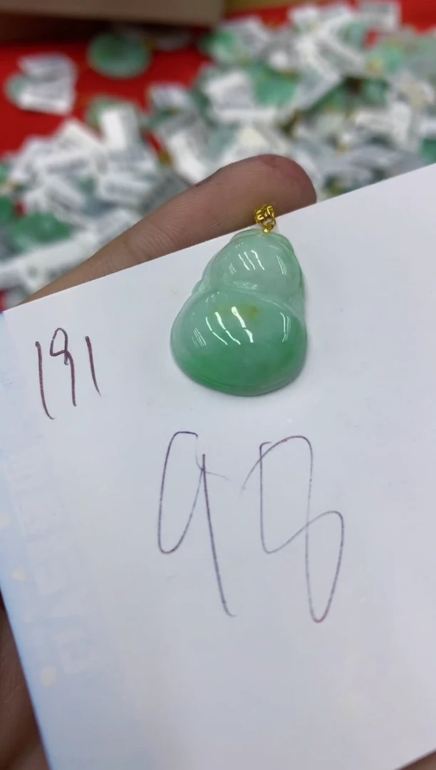 【闪购商品】翡翠颈饰18K金镶嵌号链接1111111