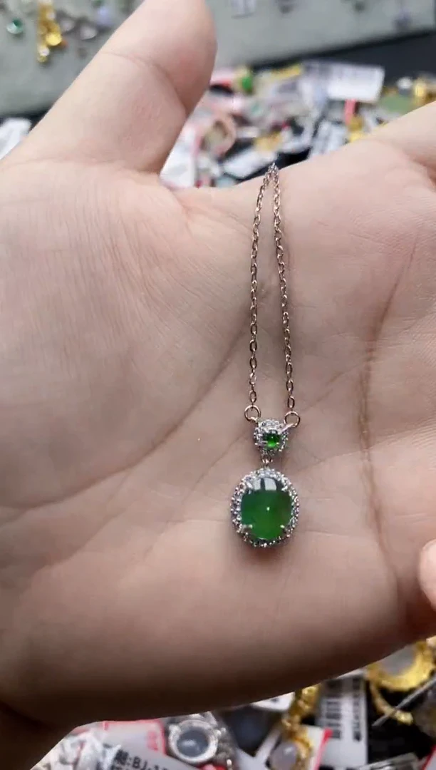 翡翠戒指银S925镶嵌99999999    0