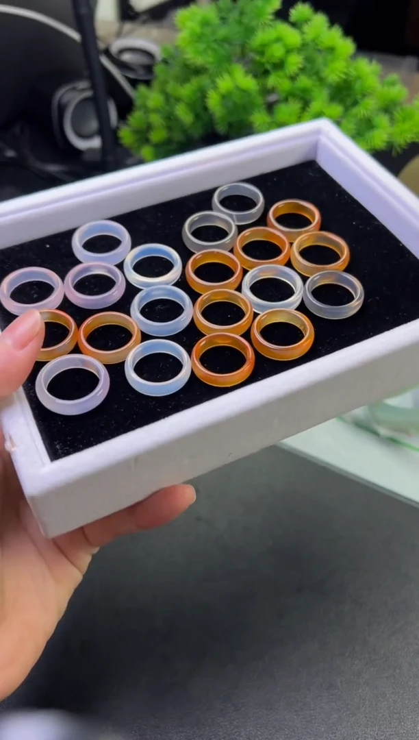 玛瑙/玉髓戒指未镶嵌FL01@CP多样性发其一