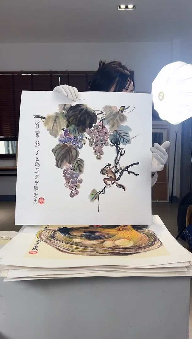 【闪购商品】版画限量亲签盖章版画S