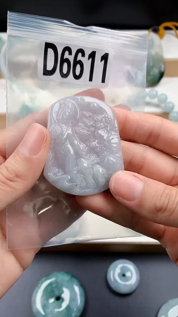 颈饰未镶嵌翡翠天然翡翠珠宝吊坠挂件