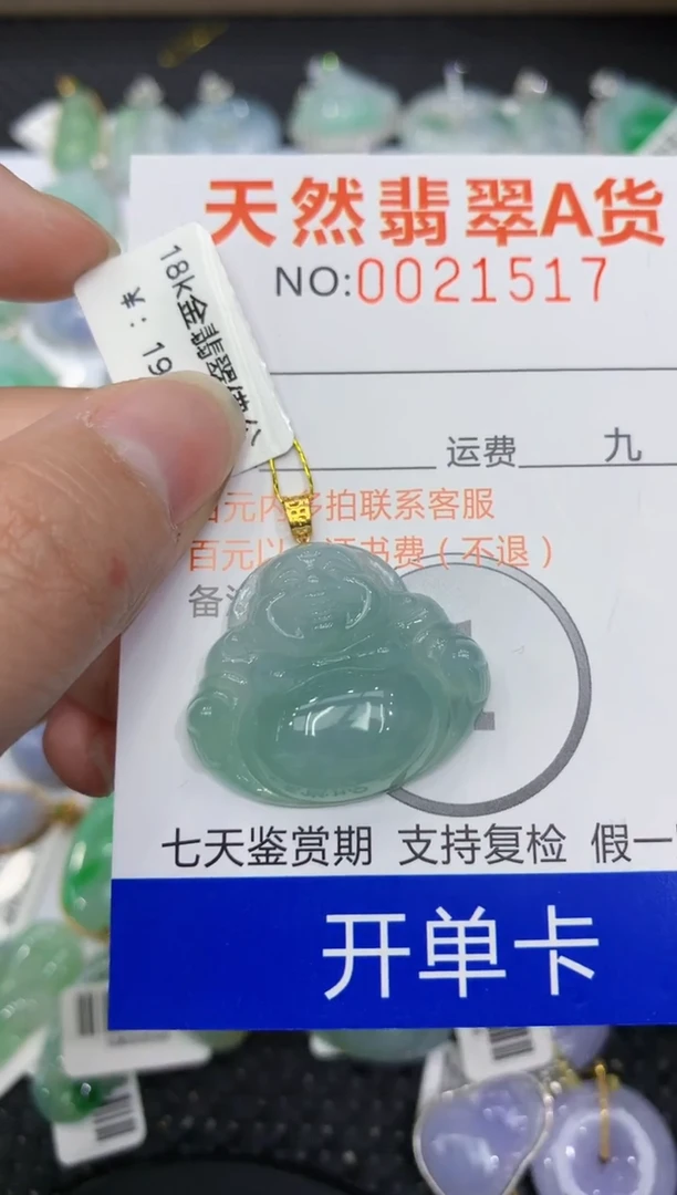 【闪购商品】翡翠颈饰18K金镶嵌111111111111