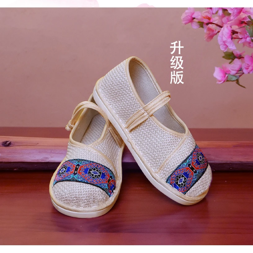 纯手工编织传统民族款式舒适轻便不勒脚夏天穿裙子专用女士布鞋