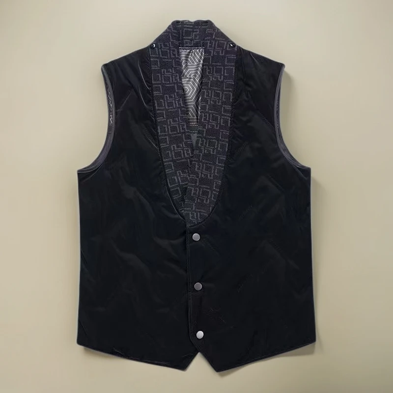 [鹅绒]马甲内胆无痕压胶保暖时尚加厚男款单穿