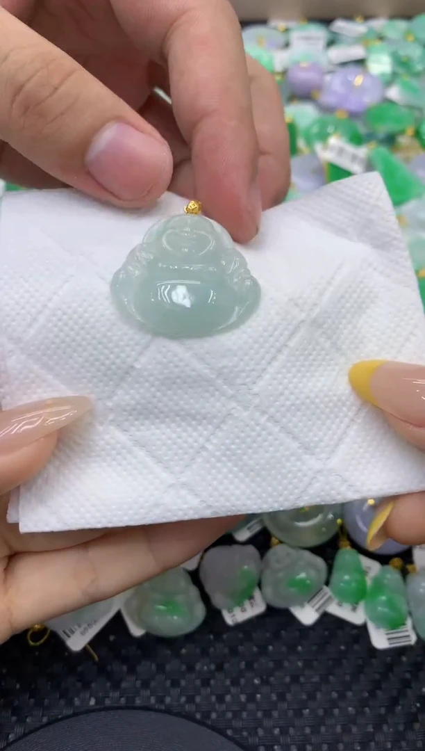 颈饰未镶嵌翡翠天然缅甸翡翠A货
