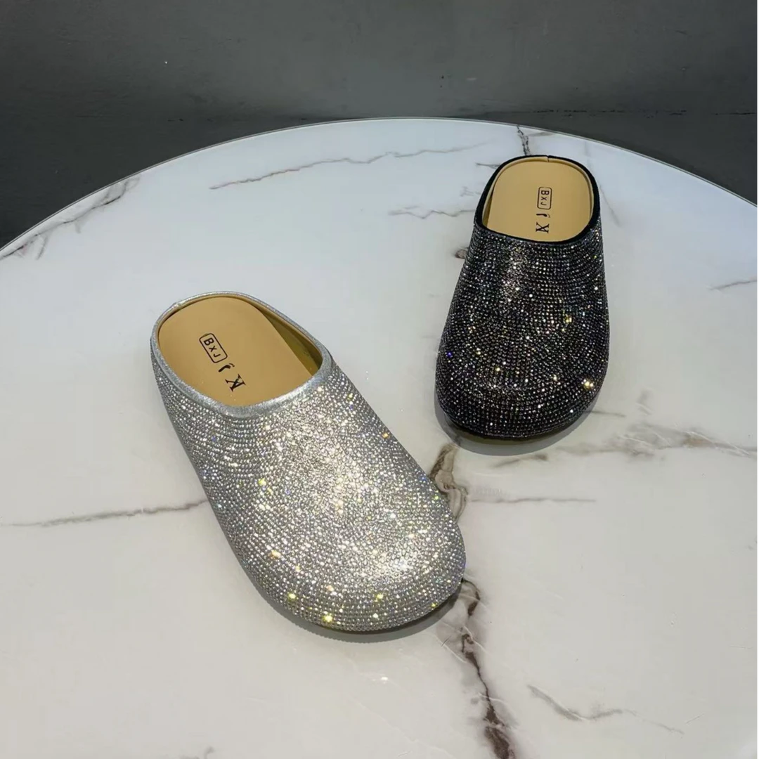 998-1新款时尚百搭爆款一脚蹬凉拖