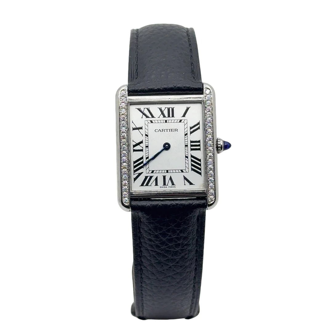 95新 Cartier/卡地亚 坦克/00340/27.2*34.6/女士石英表/后钻