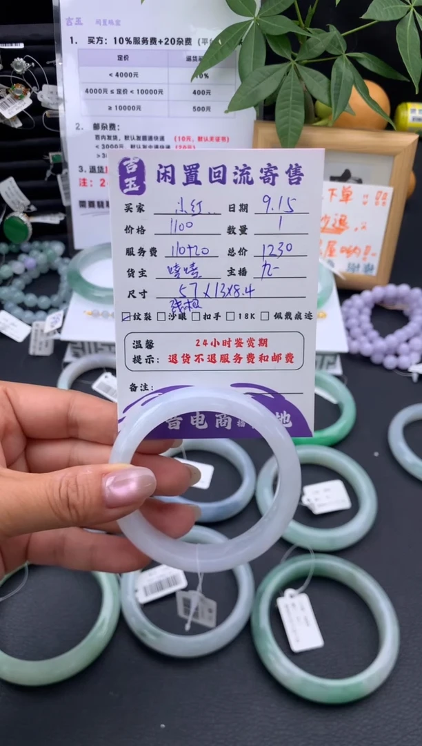 未镶嵌手镯翡翠小****西手镯