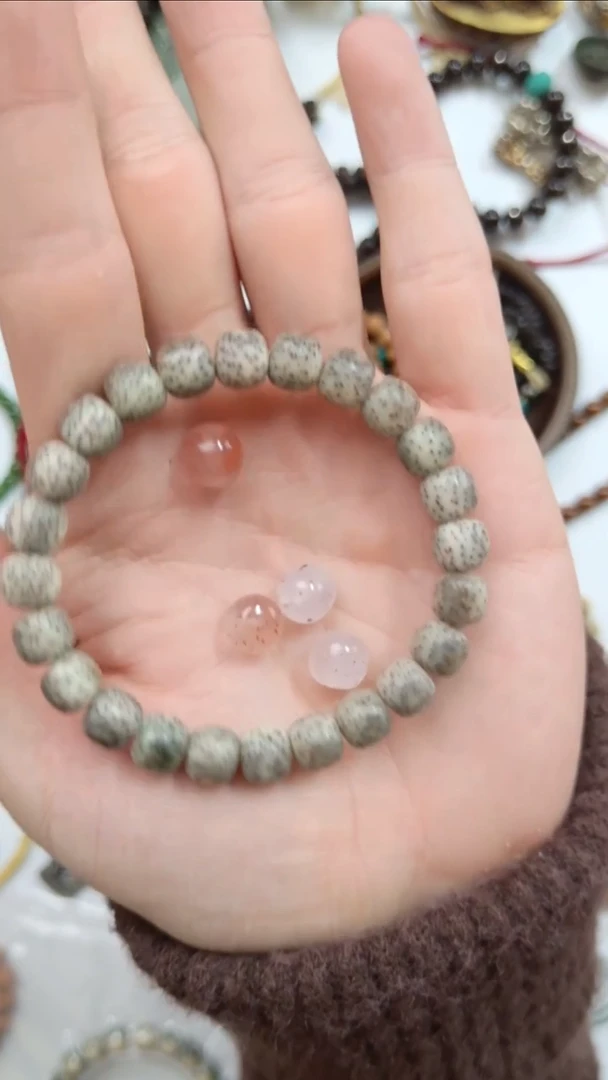 手串星月菩提荔枝冻单颗9.5mm