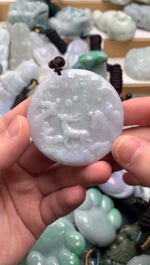 吊坠(不含链)未镶嵌翡翠1