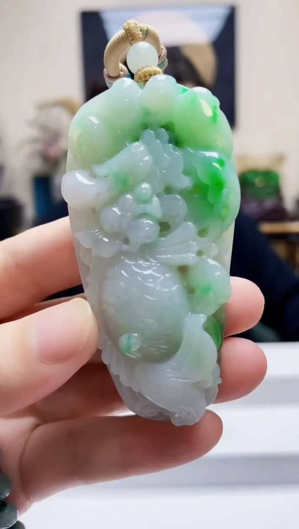 未镶嵌定制翡翠吊坠177