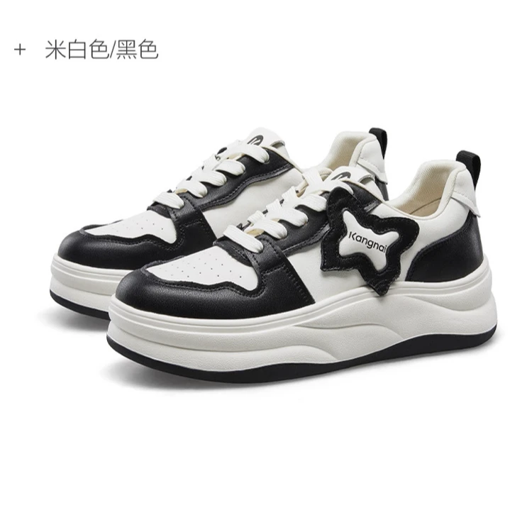 Kangnai/康奈专柜正品11146174时尚百搭潮流厚底轻便真皮休闲鞋