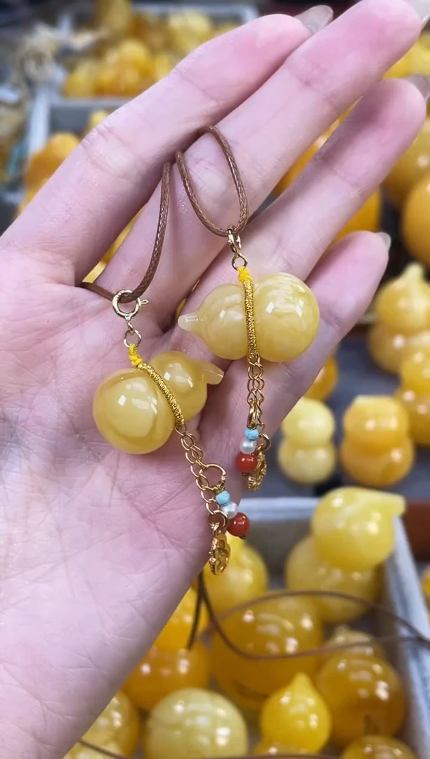 裸石琥珀未镶嵌多样性发货发其一J50