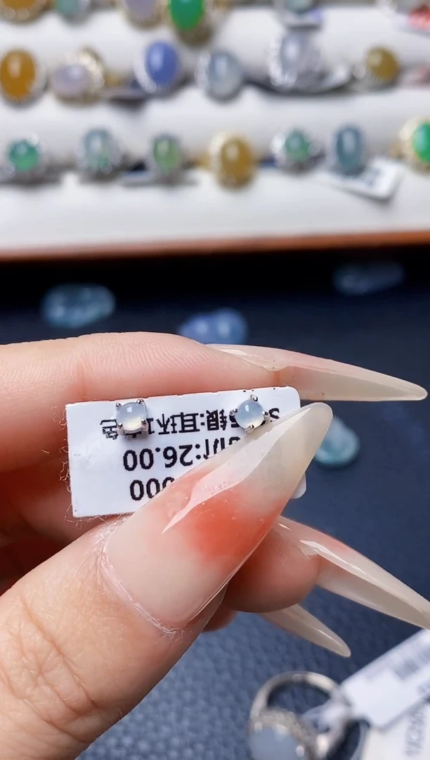 银S925镶嵌戒指翡翠2223