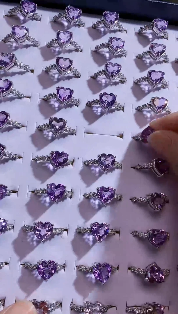 【闪购商品】水晶戒指未镶嵌多样性 发其一  【14】